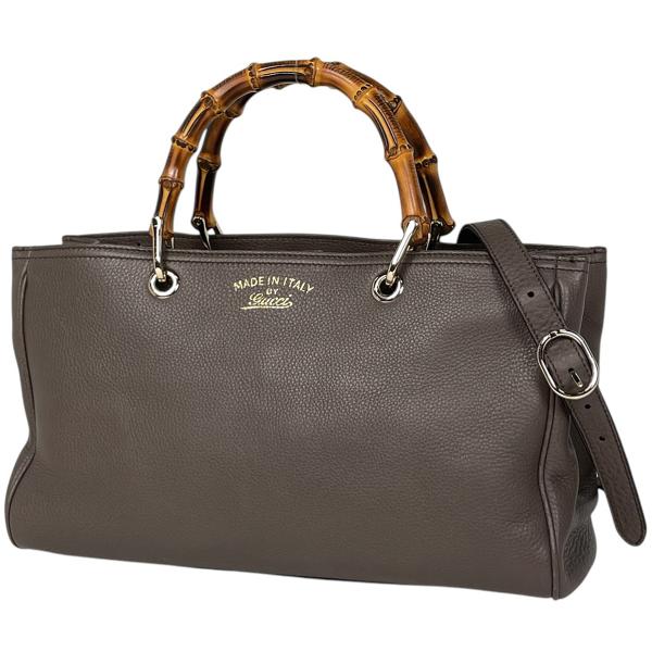 GUCCI（グッチ） バンブー ショッパー ミディアム ハンドバッグ 2WAY