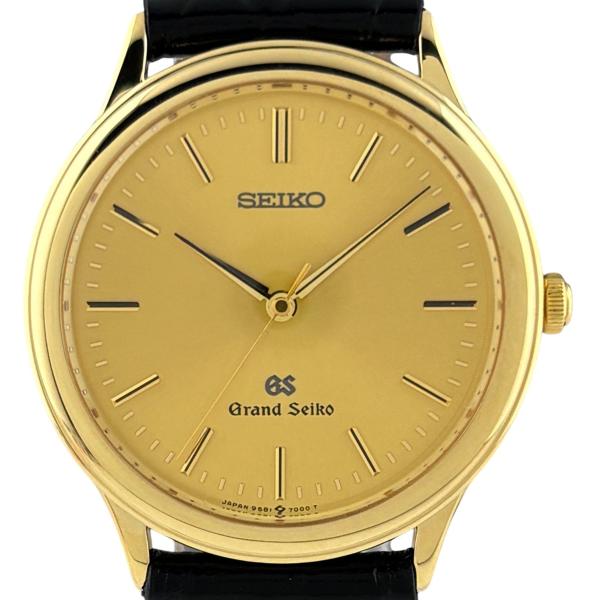 SEIKO（セイコー） グランドセイコー 9581-7000 腕時計 YG レザー