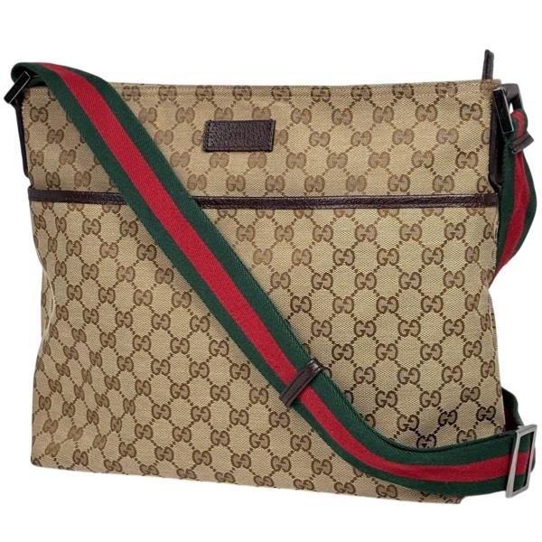 GUCCI（グッチ） GUCCI GG柄 ショルダーバッグ シェリーライン ウェブ