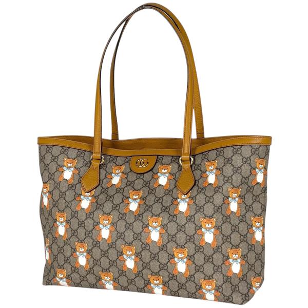 GUCCI（グッチ） GG柄 ラージ ダブルG テディベア EXO KAI トート