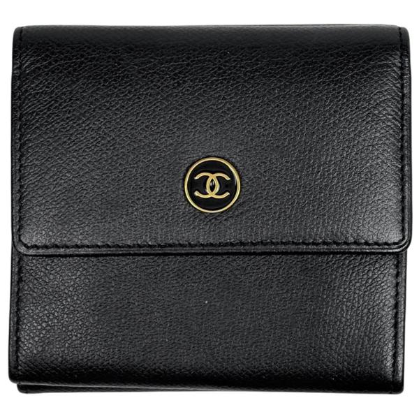 CHANEL（シャネル） ココボタン 三つ折り 財布 ココマーク Wホック 三