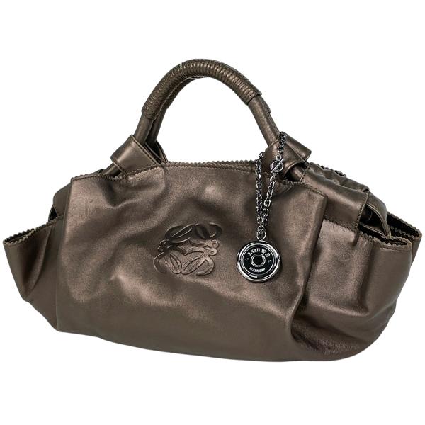 LOEWE（ロエベ） ナッパアイレ アナグラム ハンドバッグ レザー