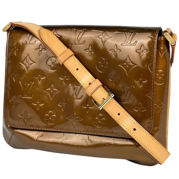 ルイヴィトン ヴェルニ トンプソンストリート ショルダーバッグ ブロンズ LOUIS VUITTON（ルイ・ヴィトン） トンプソン ストリート エナメル