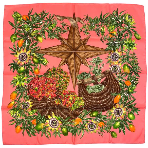 HERMES（エルメス） カレ90 PASSIFLORES パッションフラワー スカーフ