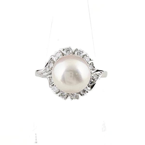 MIKIMOTO（ミキモト） パール デザインリング プラチナ 指輪 