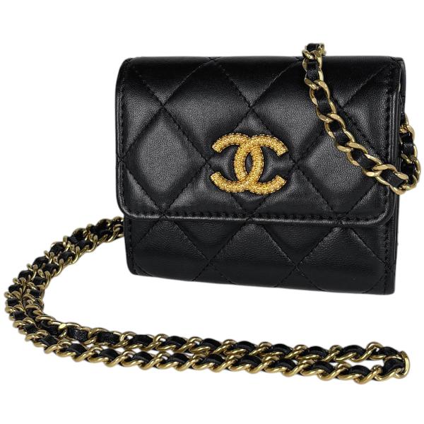 CHANEL（シャネル） ココマーク 二つ折り財布 チェーンウォレット