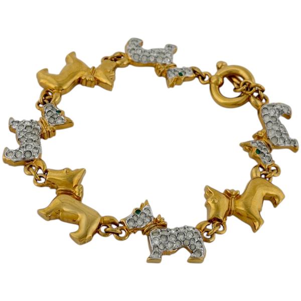SWAROVSKI（スワロフスキー） クリスタル ブレスレット ドッグ 犬 腕輪