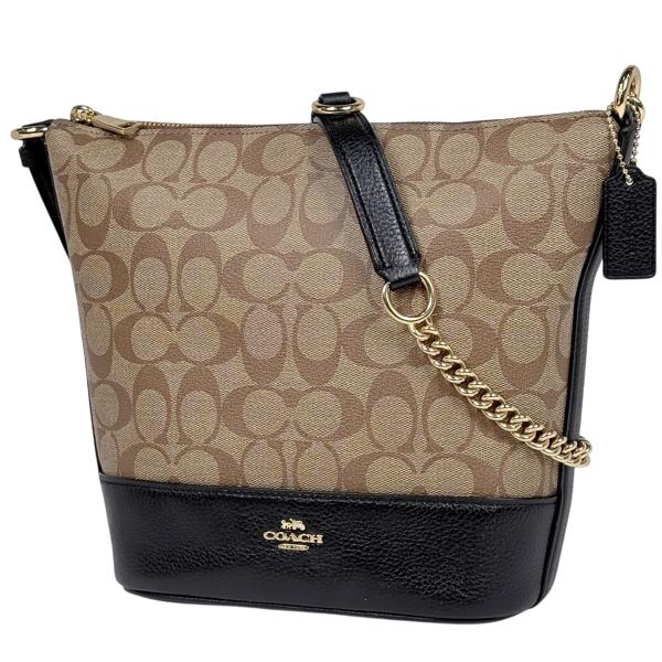 50 COACH コーチ　シグネチャー　ショルダーバッグ COACH（コーチ） シグネチャー ショルダーバッグ コーティング