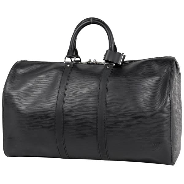 【極美品】ルイヴィトン キーポル45 ボストンバッグ エピ ブラックM59152 LOUIS VUITTON（ルイ・ヴィトン） キーポル45 ハンドバッグ ボストン