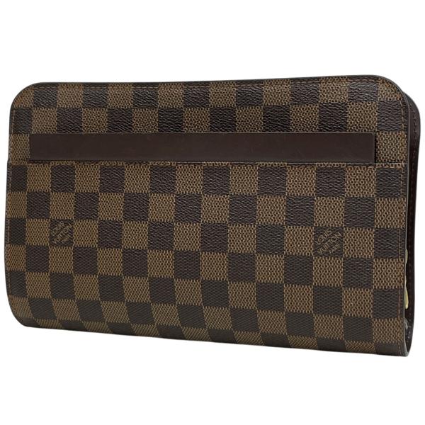 ルイ・ヴィトン Louis Vuitton サンルイ セカンドバッグ クラッチバッグ 手持ち ダミエ ブラウン N51993 メンズ 【中古】 LOUIS VUITTON（ルイ・ヴィトン） サンルイ クラッチバッグ 手持ち