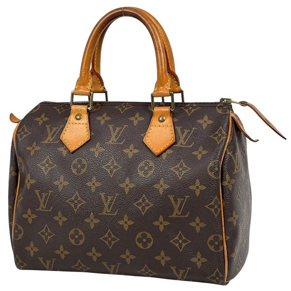 ルイヴィトン　ハンドバッグ　スピーディ25 モノグラム　ブラウン　極美品 LOUIS VUITTON（ルイ・ヴィトン） スピーディ25 ハンドバッグ
