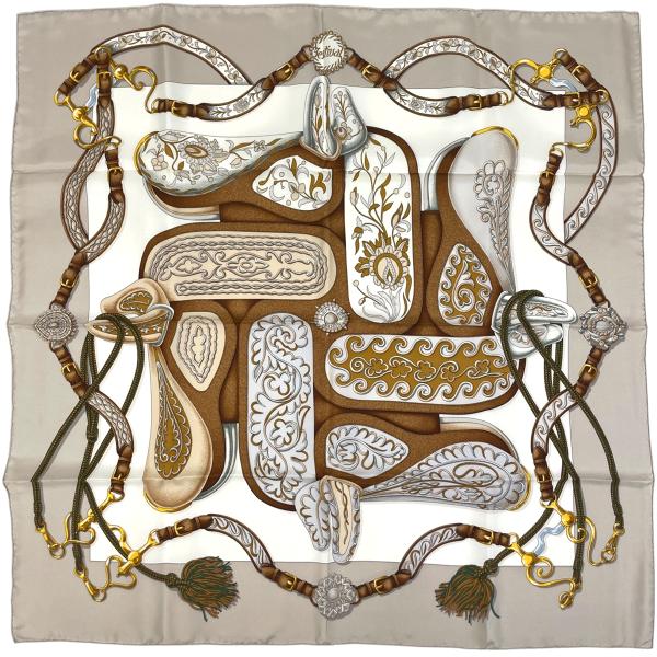 【新品未使用】HERMESスカーフ カレ90 Festival フェスティバル HERMES（エルメス） カレ 90 Festival フェスティバル 祭典 スカーフ