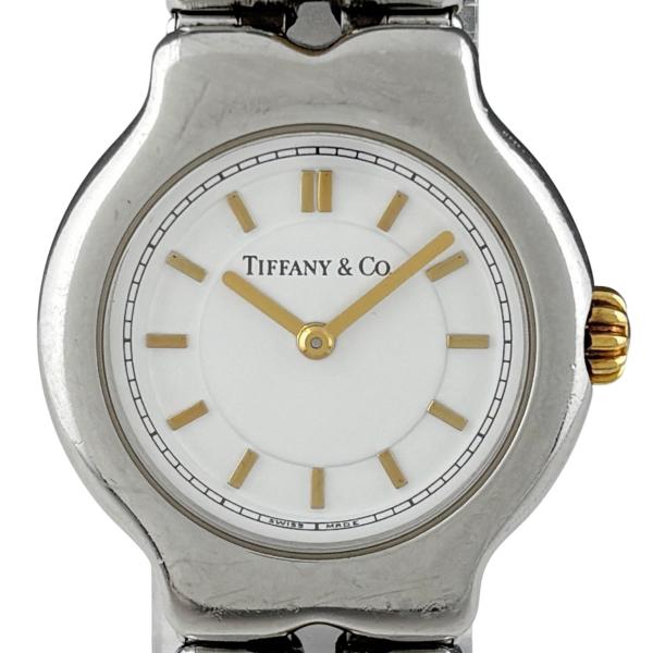 TIFFANY&Co. ティファニー ティソロ ホワイト文字盤 GP SS TIFFANY&Co.（ティファニー） ティソロ L0112 腕時計 SS GP クォーツ