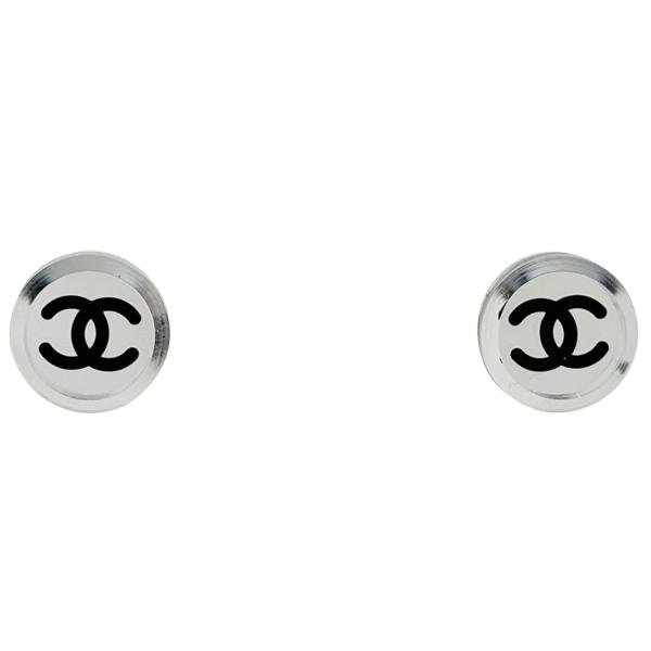 CHANEL（シャネル） ココマーク ラウンド ピアス シルバーメッキ