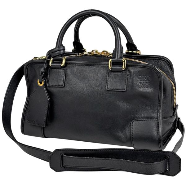 LOEWE（ロエベ） アマソナ28 2WAY アナグラム ハンドバッグ レザー