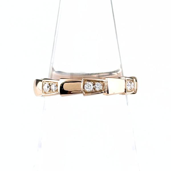 BVLGARI（ブルガリ） セルペンティ ヴァイパー リング PG ピンク 