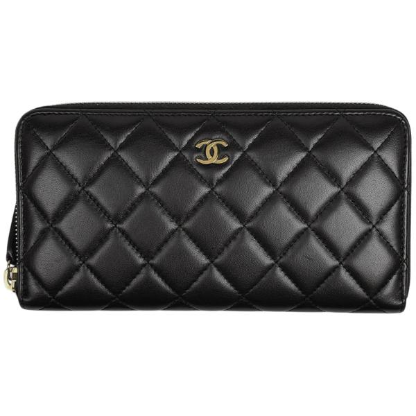 CHANEL（シャネル） ココマーク ラウンドファスナー 長財布 マトラッセ