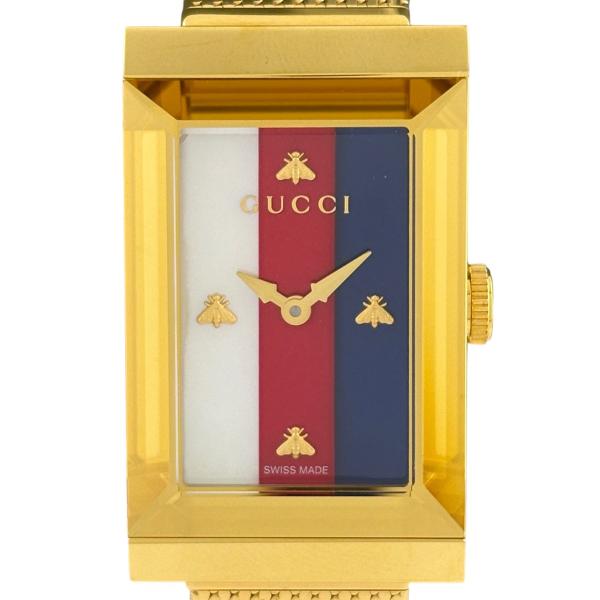 GUCCI（グッチ） GUCCI Gフレーム 147.4 腕時計 SS GP クォーツ マルチ