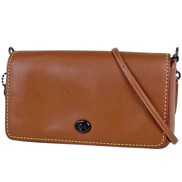 COACH（コーチ） ディンキー ショルダーバッグ ターンロック レザー