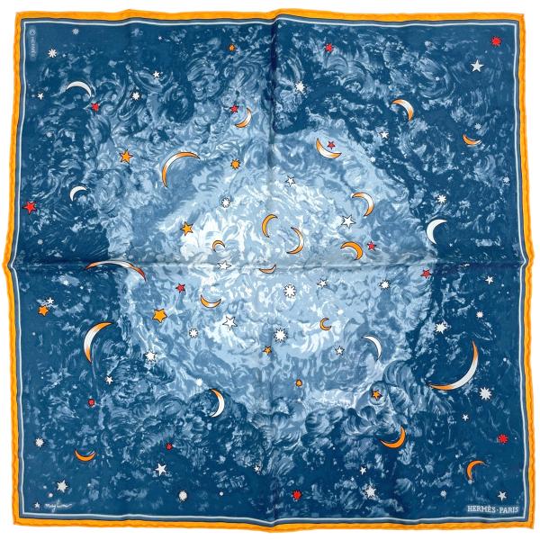 HERMES（エルメス） プチカレ l'Annee des Etoiles 星の時代 スカーフ