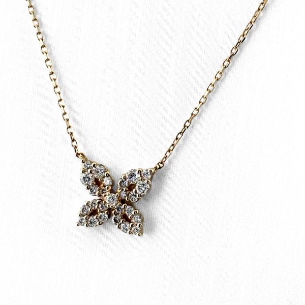 ヴァンドーム青山 VENDOME AOYAMA フラワーモチーフ ネックレス YG