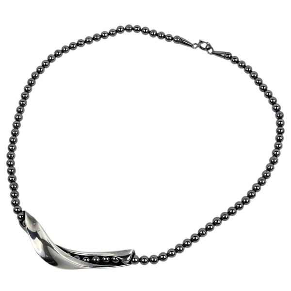 ジョージジェンセン Georg Jensen ハンスハンセン ネックレス HaH シルバー925 シルバー レディース 中古 在庫一掃