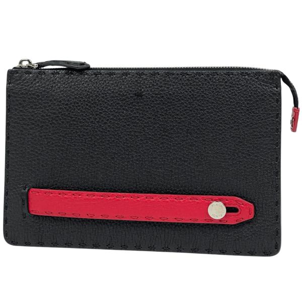 フェンディ FENDI セレリア クラッチバッグ レザー ブラック 7VA350 レディース 中古 在庫一掃