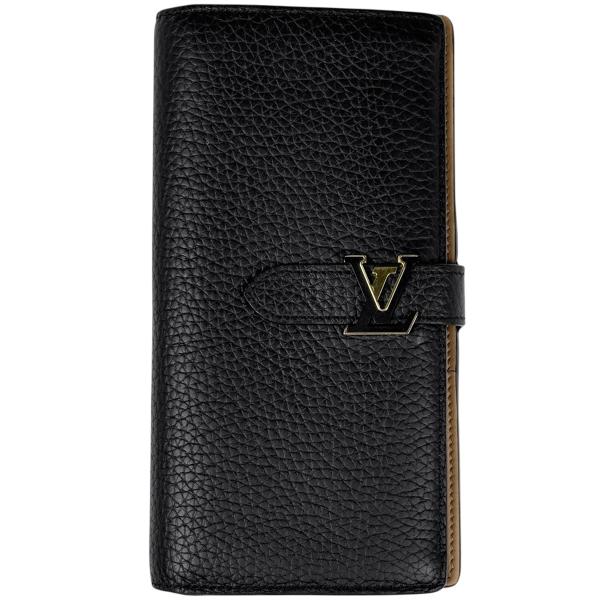 ★美品☆ルイヴィトン 長財布 トリヨン カプシーヌ ヴェルティカルウォレット 黒 LOUIS VUITTON（ルイ・ヴィトン） ヴェルティカル ウォレット