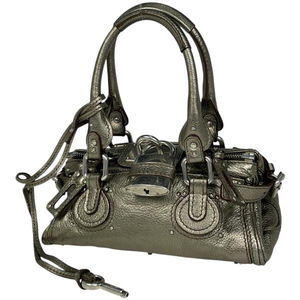 Chloe（クロエ） パディントン ハンドバッグ レザー ゴールド 