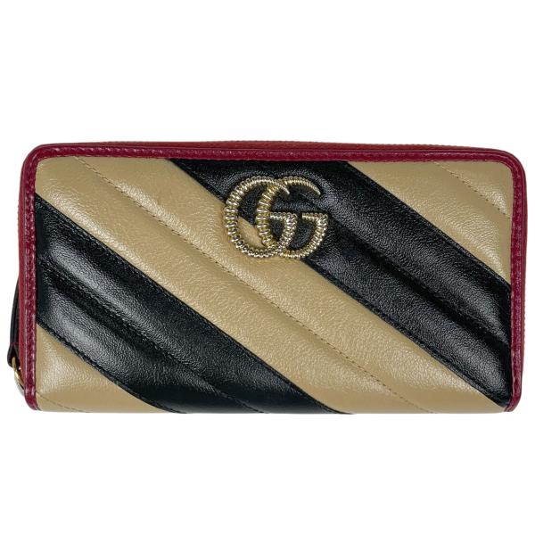 GUCCI（グッチ） GUCCI GGマーモント ジップアラウンド ウォレット 長