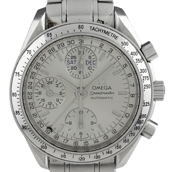 オメガ OMEGA スピードマスター トリプルカレンダー 3523.30 腕時計 SS 自動巻き シルバー メンズ 中古