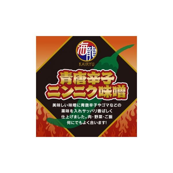 海龍青唐辛子味噌　大蒜（にんにく）　350ｇ