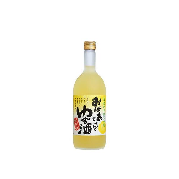 国産ゆず100％使用【６本まで１梱包で発送】中埜　國盛　おばあちゃんのゆず酒　７２０ｍｌ