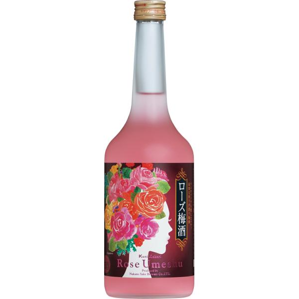 バラが香る梅酒【６本まで１梱包で発送】中埜　國盛　ローズ梅酒　７２０ｍｌ