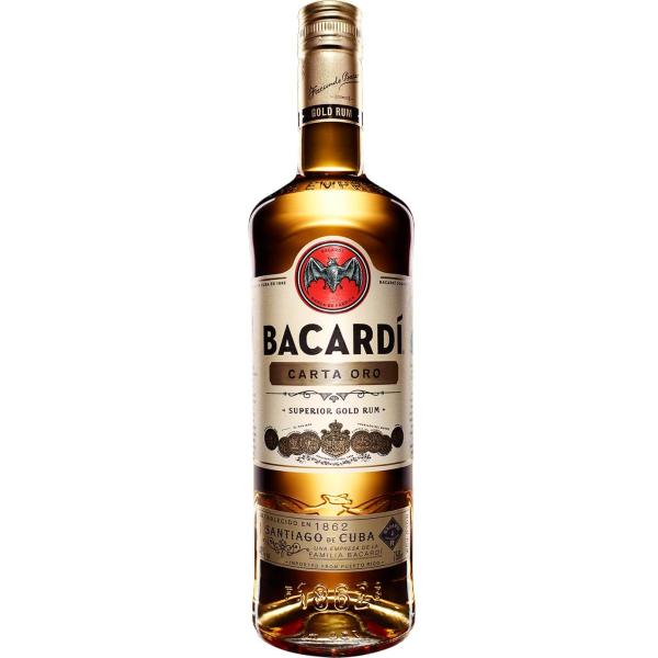 バーテンダーから絶大な信頼を得ているラム【12本まで1梱包で発送】バカルディ ゴールド オロ （正規） 40度 750ml
