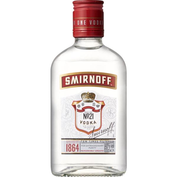 24本まで1梱包で発送】スミノフ ウォッカ 40度 200ml : 開成屋 - 通販