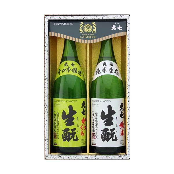 日本酒 ギフト 大七 一滴陶然 1.8Ｌ×2本