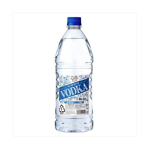 (ケース販売)(送料無料(九州・沖縄除く)) 合同酒精 ゴードー ウオッカ 37度 1.8L 1800ml 6本