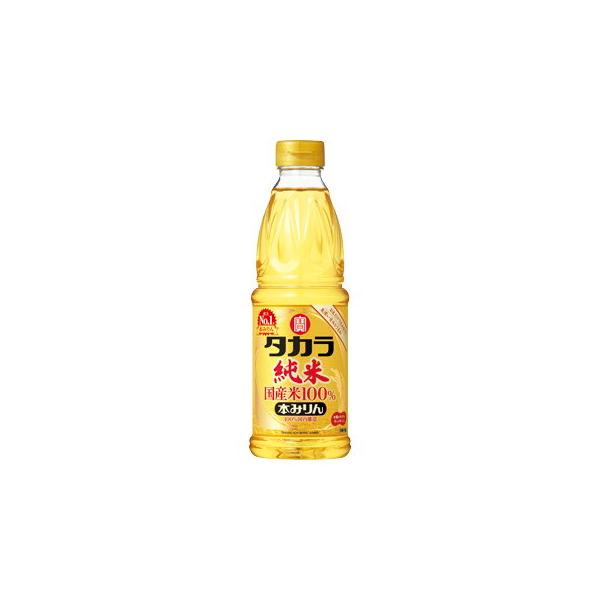 (ケース販売) タカラ本みりん 純米 国産米100% 600ml 12本