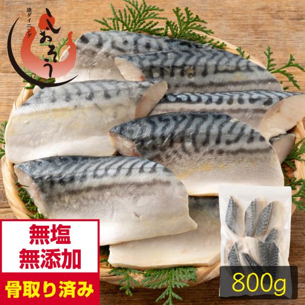 しおそう 【無添加・無塩】さば 鯖 骨取り 切り身 80g×10切 北欧