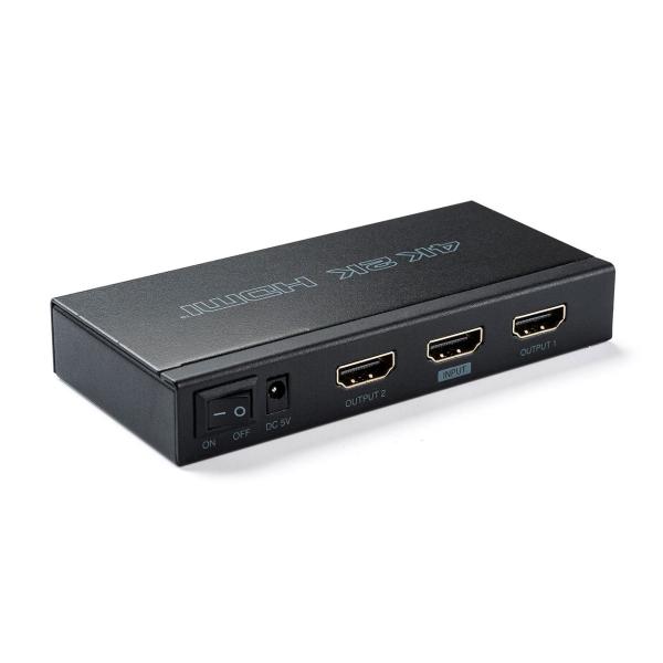 他サイト： サンワダイレクト HDMI 分配器 1入力2出力 同時出力 4K / 60Hz HDCP2.2対応 スプリッター 400-VGA013の商品画像