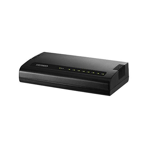 アイ・オー・データ スイッチングハブ 8ポート lanハブ 10/100Mbps 対応 省電力機能搭載 日本メーカー ETX-ESH08KC