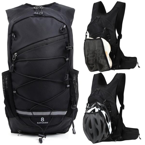Safarire ランニング リュック 【箱根駅伝ランナーも推奨】ハイドレーション バッグ サイクリング トレラン ザック 自転車 軽量 揺れない ト