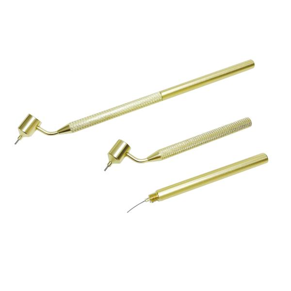 ALLVD ファインペン0.5 mm極細塗布器タッチペン黄銅精密補筆車補修工具傷筆車の微細傷補修細筆書道絵画
