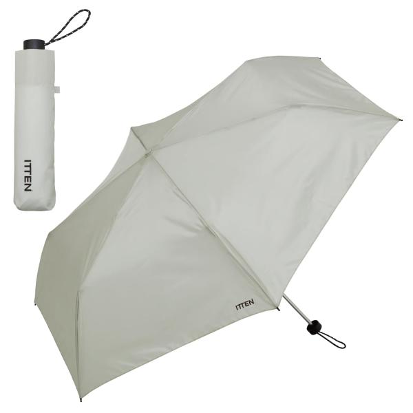 ITTEN Produced by Wpc. [190g〜] 遮光軽量 ミニ グレー 遮光率100% 日傘 晴雨兼用 IT801-001-400