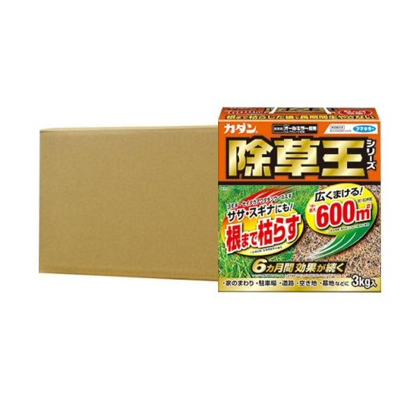 除草剤 雑草 効果 オールキラー粒剤 3kg×6個 農薬 カダン 除草王 ササ スギナ 予防 フマキラー