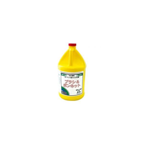 カーペット用洗剤 S.M.S.Japan ブラシ＆ボンネット 3.8L 前処理剤