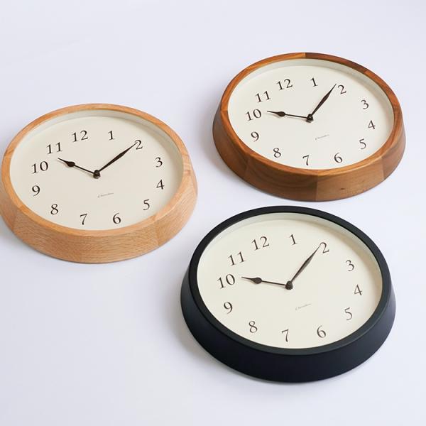 掛け時計 アナログ 電波時計 木製 Clair CLOCK クレールクロック 天然