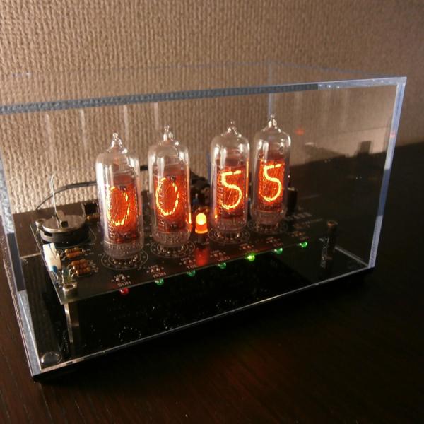 ニキシー管時計 置き時計 デジタル メーカー直送品 ニキシー管