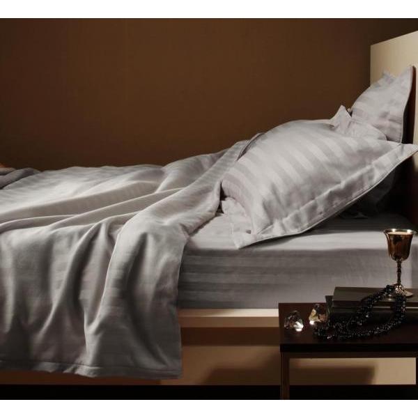 高級ホテル 布団カバーセット ベッド用４点(枕カバー(50x70cm)２枚+